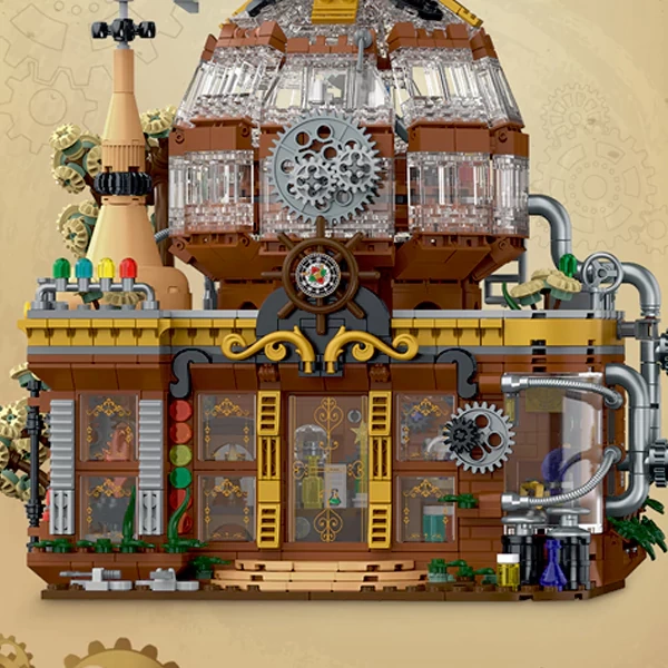 [Pre-sale] XMORK 020202 Steampunk Magic Shop Modular Buildings