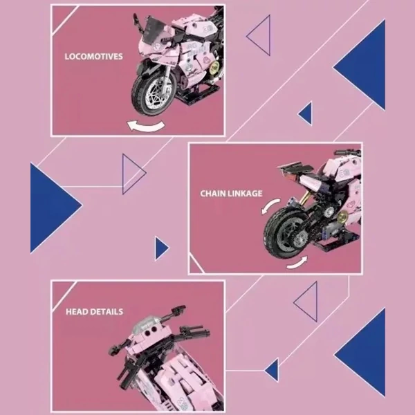 DK Motorcycle Mechanical Series Technic