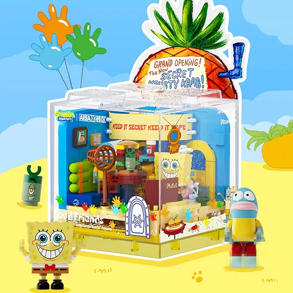 [With Original Box] AREA-X Spongebob Good Friend BOX Movie