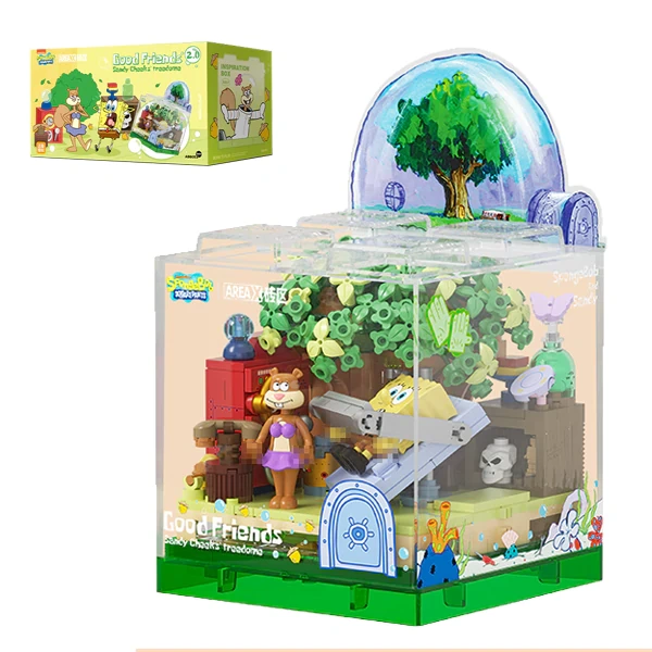[With Original Box] AREA-X Spongebob Good Friend BOX Movie