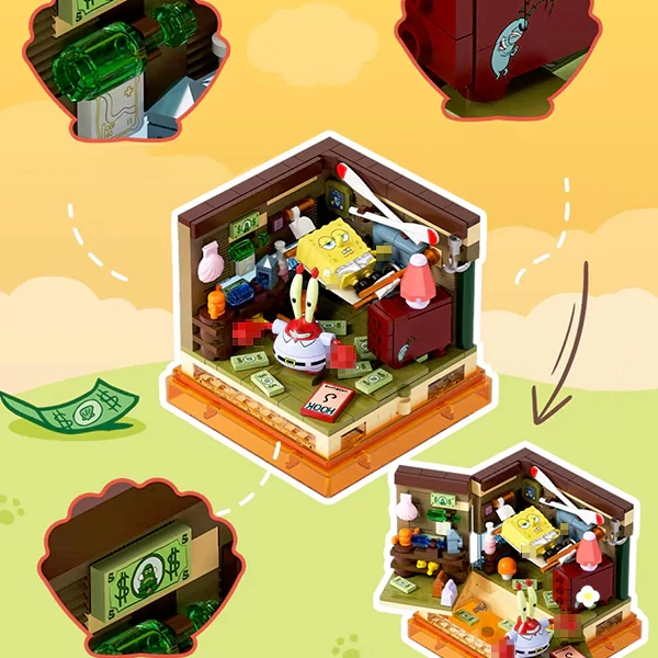 [With Original Box] AREA-X Spongebob Good Friend BOX Movie
