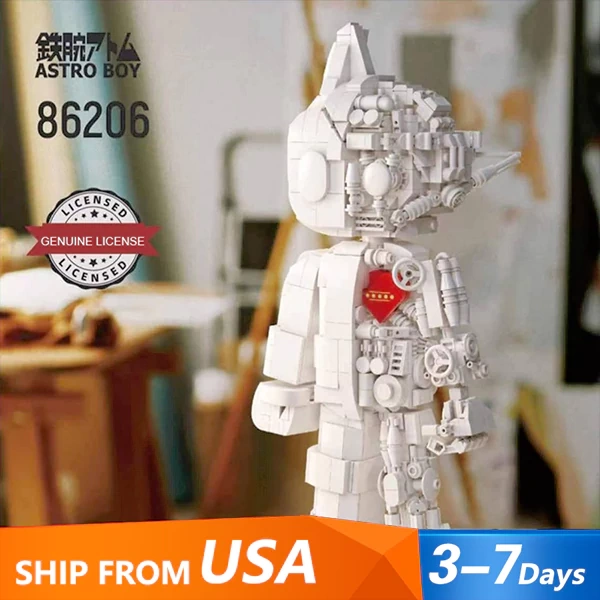 [Pre-sale] Pantasy 86206 White Astro Boy Mechanical Clear Ver Movie US Warehouse Express