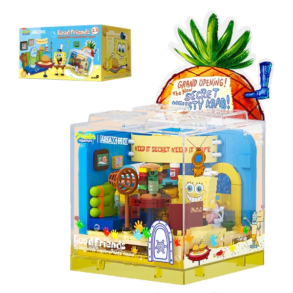 [With Original Box] AREA-X Spongebob Good Friend BOX Movie
