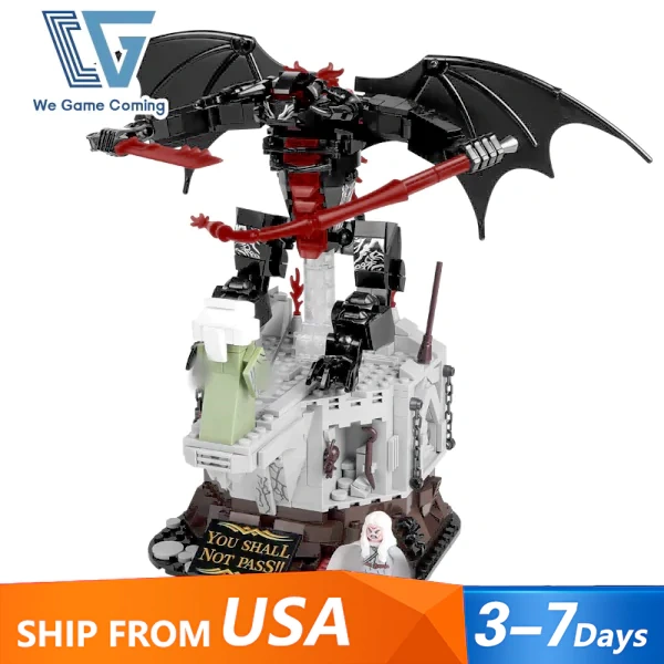 [Pre-sale] WGC 66042 The Lord Of The Rings Flame And Waste Gandalf Duel Scene Movie & Game US Warehouse Express