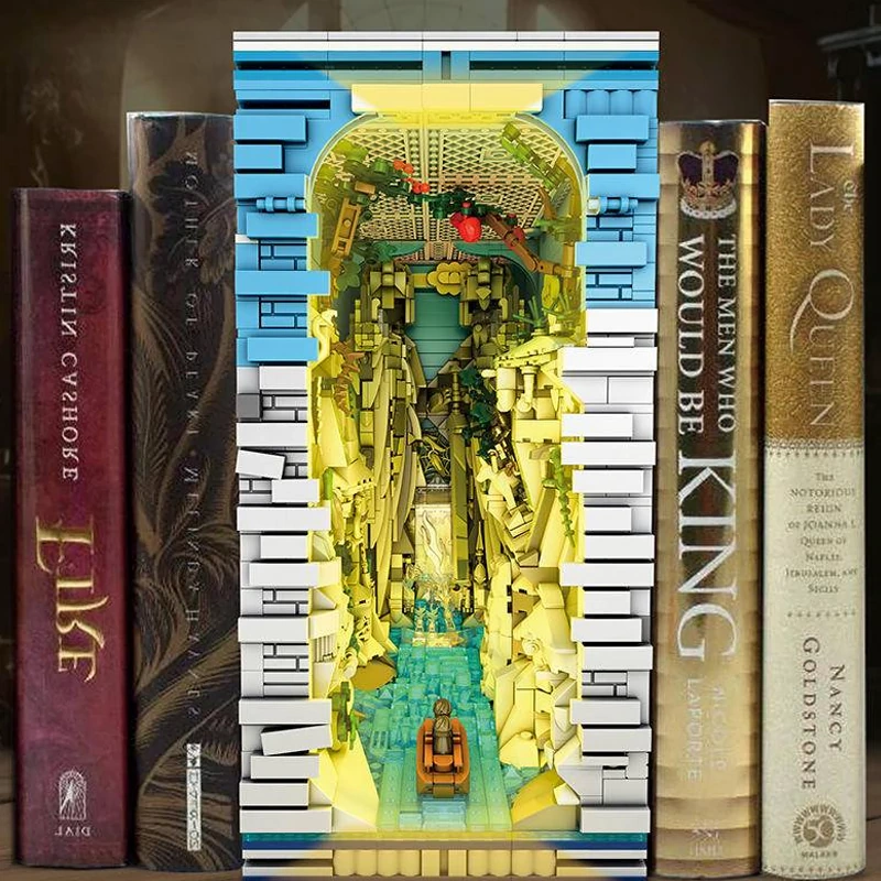 [Deal] Reobrix 66039 Book Of The Kings Fantasy Bookcase Movie & Game