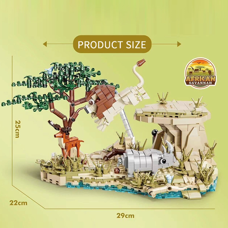 [Pre-sale] DK 6025 Tropical Grasslands Creator Expert US Warehouse Express