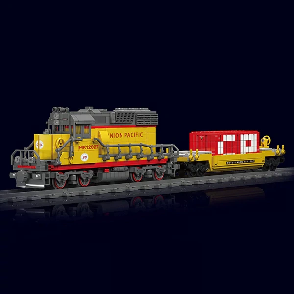 [With Motor] MouldKing 12027S EMD SD40-2 Diesel Locomotive Technic