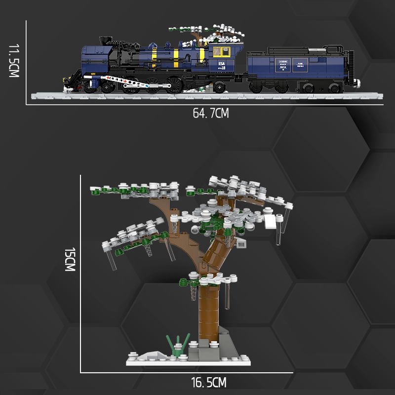 [With Motor] DK 80018 Dongfang Express Technic
