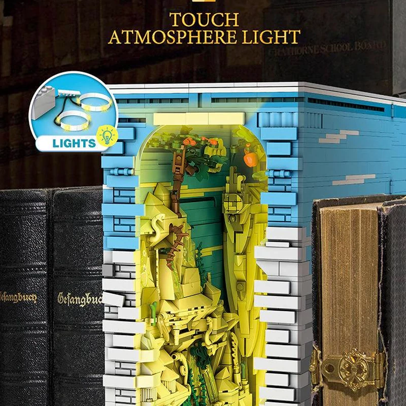 [Deal] Reobrix 66039 Book Of The Kings Fantasy Bookcase Movie & Game