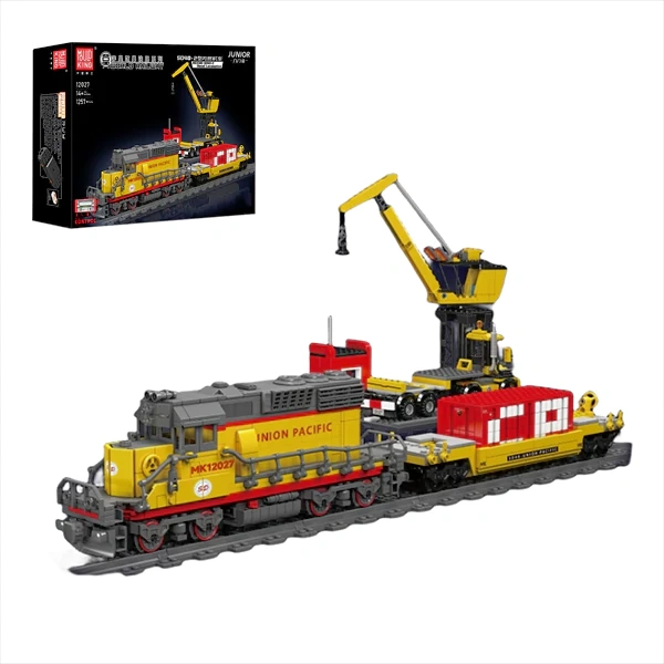 [With Motor] MouldKing 12027S EMD SD40-2 Diesel Locomotive Technic