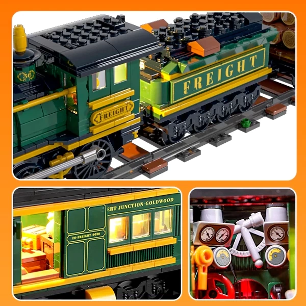 [Pre-sale] FunWhole F9036 Western Train Technic