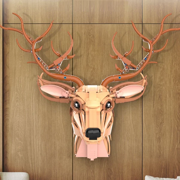 LEGO MOC DK 5013 Deer Head Ornaments Hangable wall Creator Expert