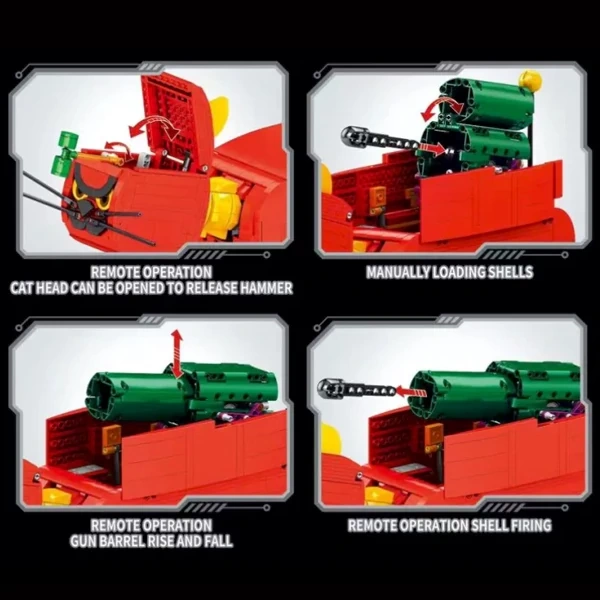 LEGO MOC [With Motor] CBOX JD049 Tom and Jerry Remote