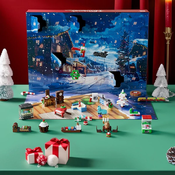 [Pre-sale] [With Original Box] MouldKing Christmas Advent Calendar Blind Box Poke Box Christmas