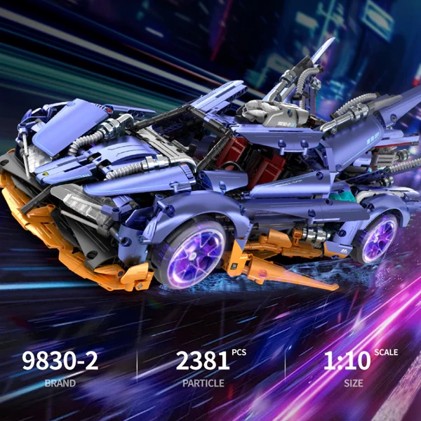 LEGO MOC 9830-2 1:10 Apollo Drift Supercar Technic
