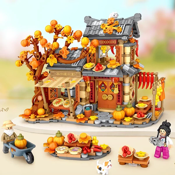 [Pre-sale] [Mini Micro Bricks] LOZ 1379 Autumn House Modular Buildings