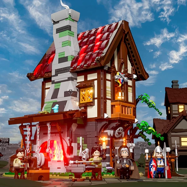 FunWhole F9040 Medieval Forging Workshop Modular Buildings