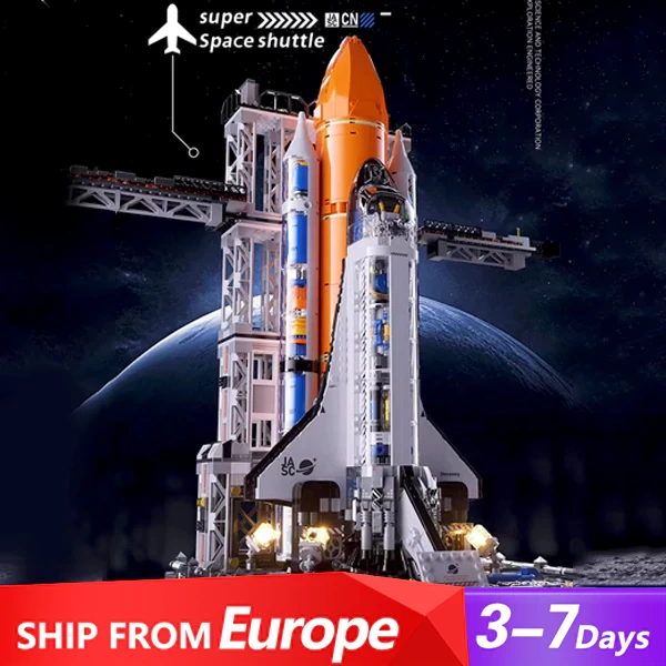 LEGO MOC JAKI 8513 Super Space Shuttle Technic Europe Warehouse
