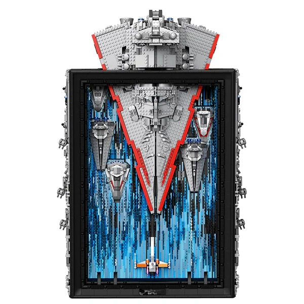 [Pre-Sale] Reobrix 99007 Star Revenge Spacecreaft Battle 3D Mural Movie