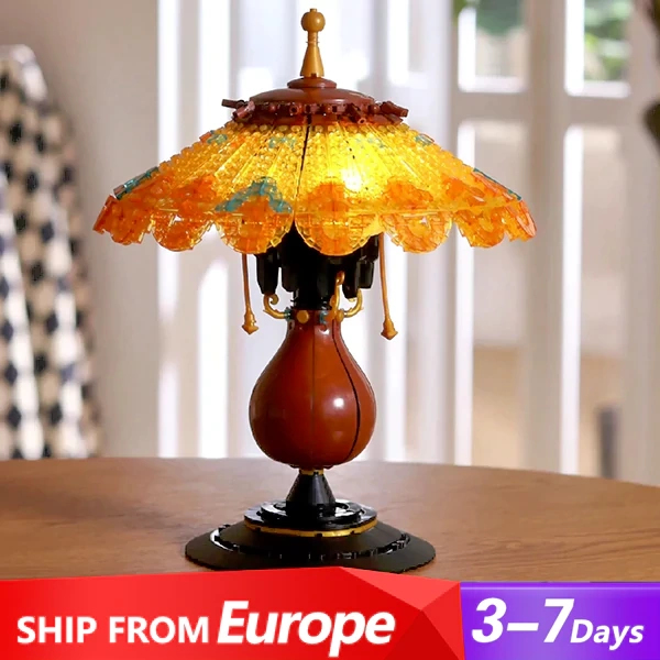 [Pre-sale] [Mini Micro Bricks]ZHEGAO 00398 Table Lamp Creator Europe Warehouse Express