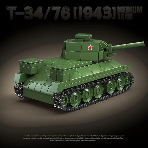 [Pre-sale] Quanguan 100297 T-34/76 [1943] Medium Tank Military