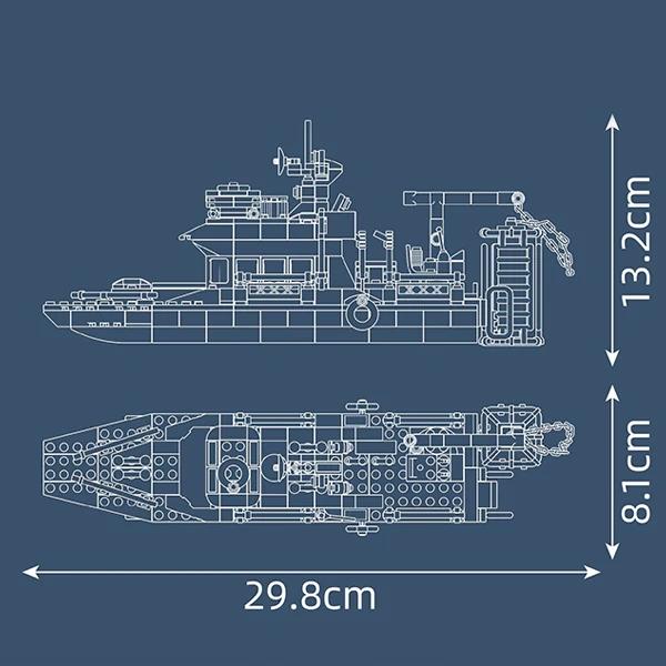 [Deal] MouldKing 10134 Mini Submarine for Underwater cxploration Technic