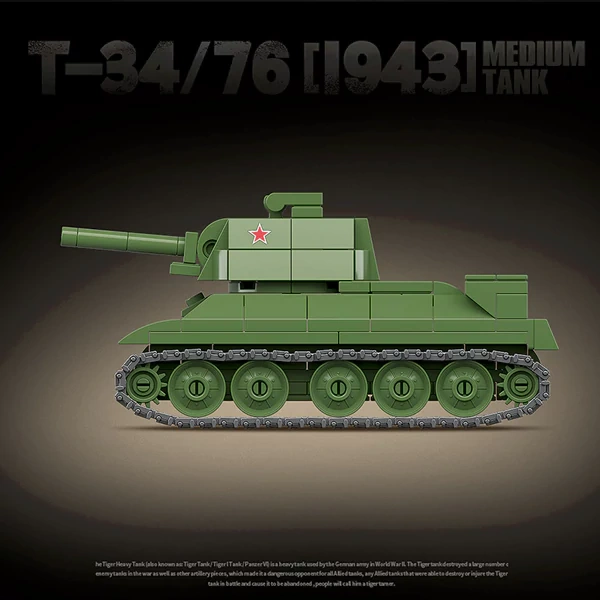 [Pre-sale] Quanguan 100297 T-34/76 [1943] Medium Tank Military