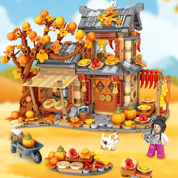 [Pre-sale] [Mini Micro Bricks] LOZ 1379 Autumn House Modular Buildings