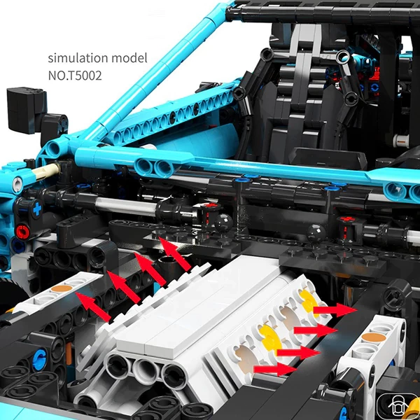 TAIGAOLE T5002 Technic Mercedes Benz C63 AMG building blocks 4129pcs bricks Toys For Gift ship from China