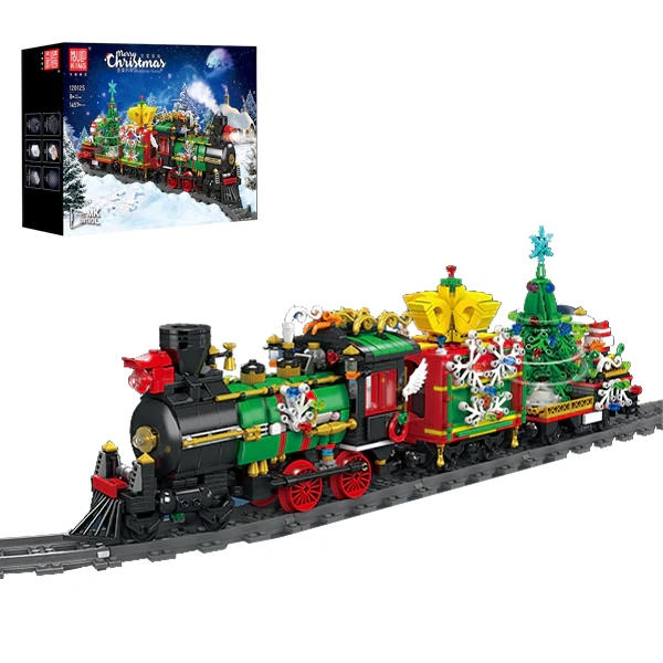 [With Motor] MouldKing 12012S Christmas Train Technic