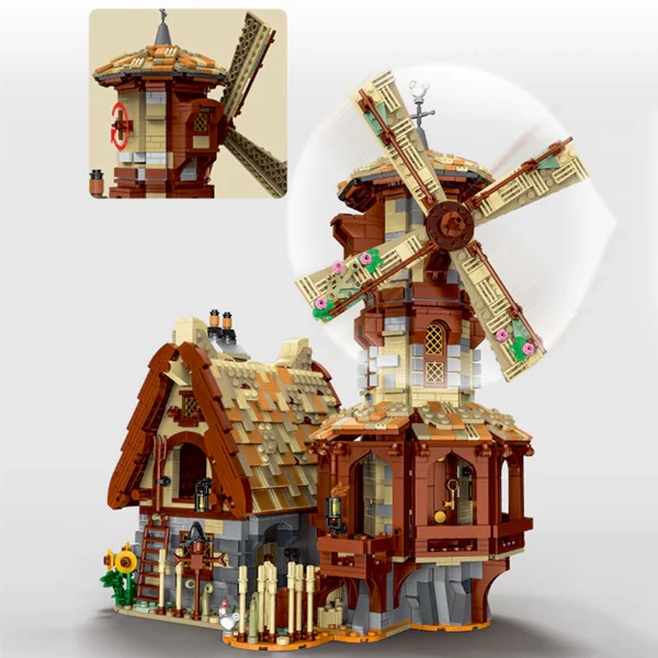 XMORK 033009 Medieval Windmill Modular Buildings