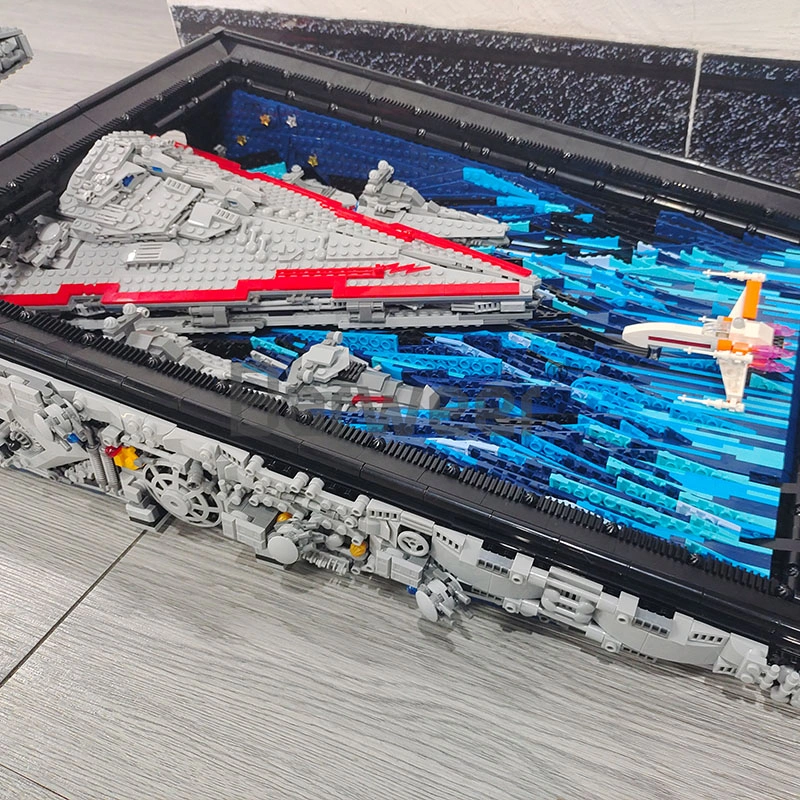 [Pre-Sale] ReoBrix 99007 Star Revenge Spacecraft Battle 3D Mural Movie