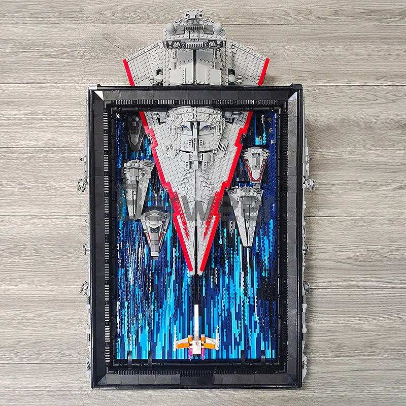 [Pre-Sale] ReoBrix 99007 Star Revenge Spacecraft Battle 3D Mural Movie