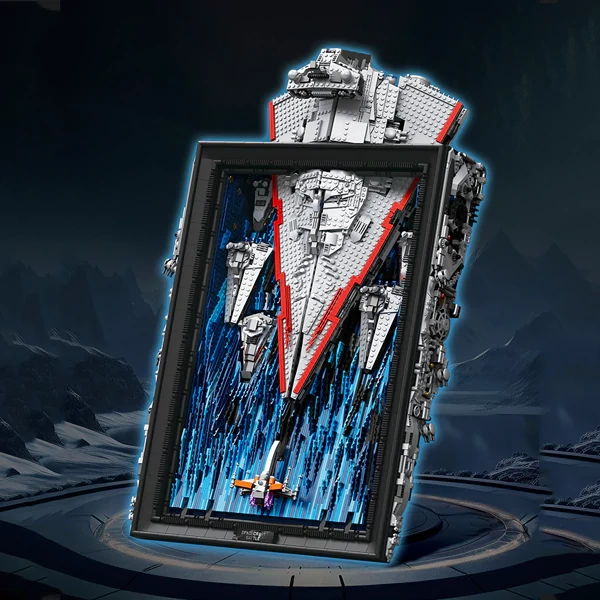[Pre-Sale] ReoBrix 99007 Star Revenge Spacecraft Battle 3D Mural Movie