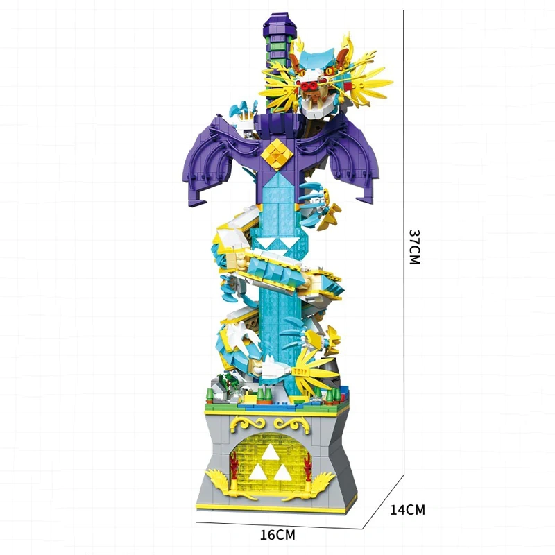 [Mini Micro Bricks] ZHEGAO 663020 Loong Sword Movie