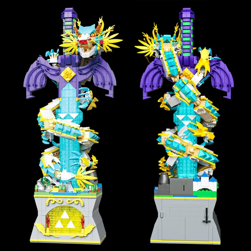 [Mini Micro Bricks] ZHEGAO 663020 Loong Sword Movie