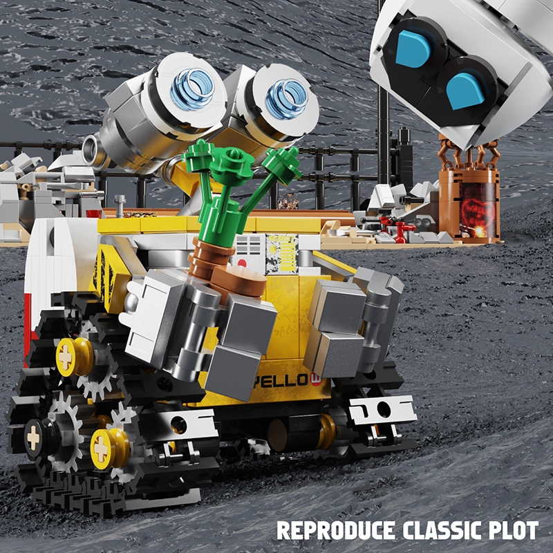 【Pre-Sale】Tuole L8003 Robot Love Movie & Game Buliding Blocks 1125±pcs Bricks Toys Model Form China