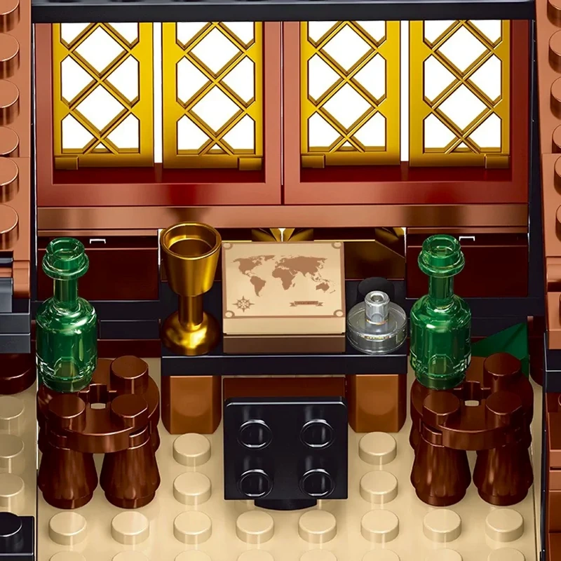 [Mini Micro Bricks] ZHEGAO 01041 Priate Ship Historical