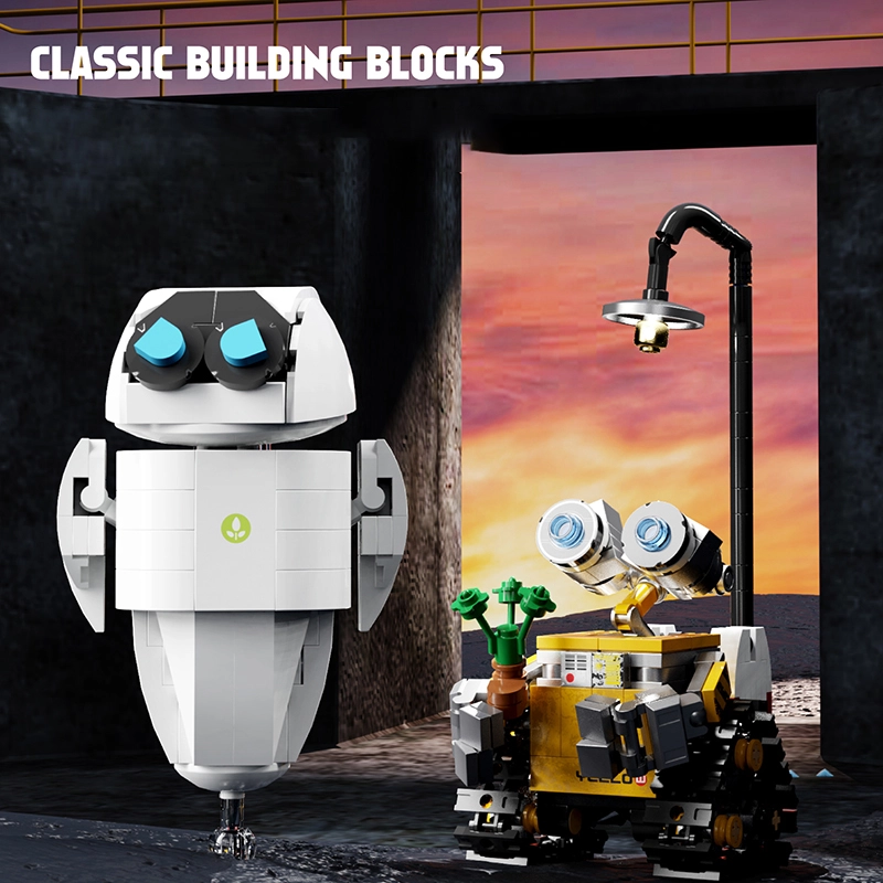 【Pre-Sale】Tuole L8003 Robot Love Movie & Game Buliding Blocks 1125±pcs Bricks Toys Model Form China