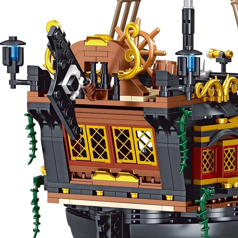 [Mini Micro Bricks] ZHEGAO 01041 Priate Ship Historical