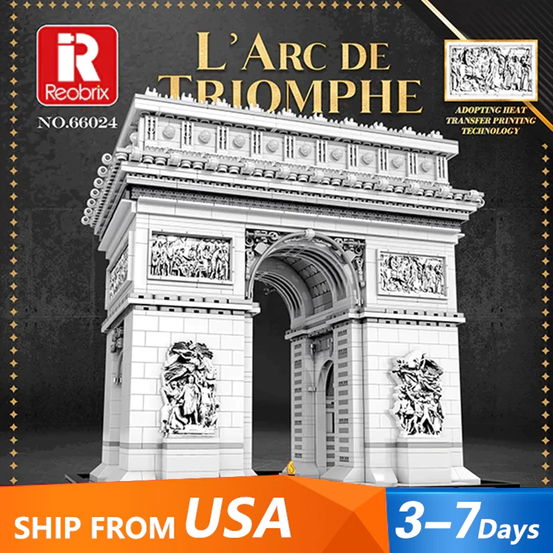 [Pre-sale] ReoBrix 66024 Arc de Triomphe Building US Warehouse Express