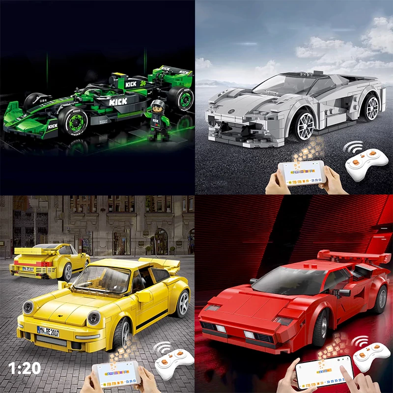 [With Motor] CaDa Building Block Car Model Technic