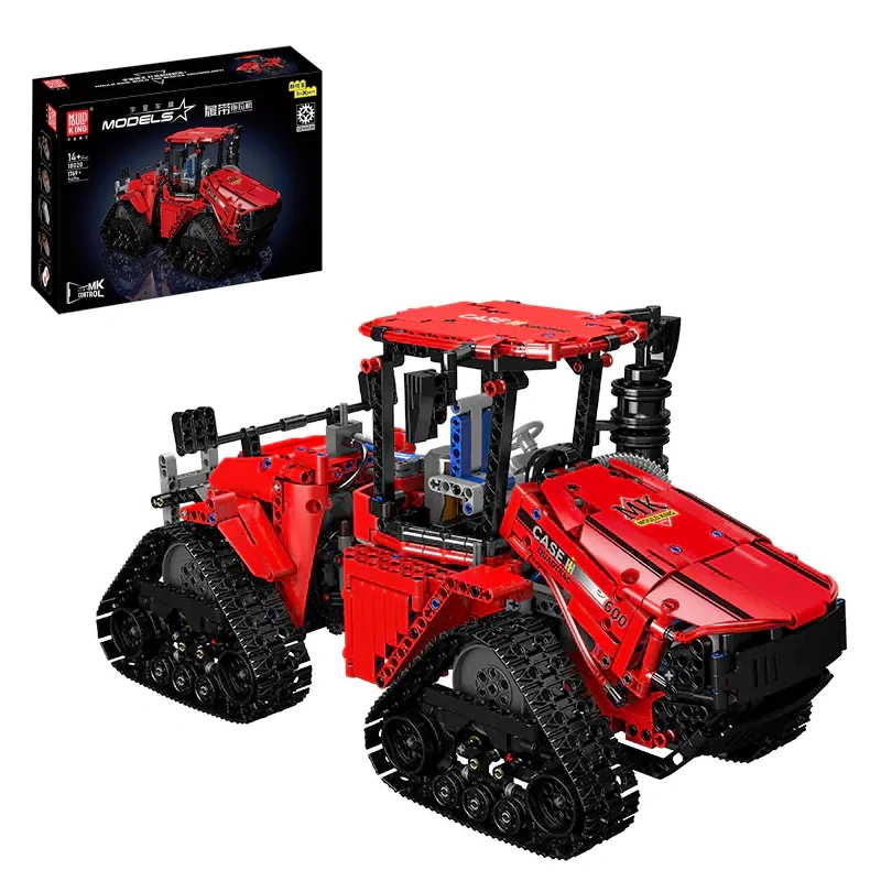 [With Motor] MouldKing 18020S Pneumatic Crawler Tractor Technic