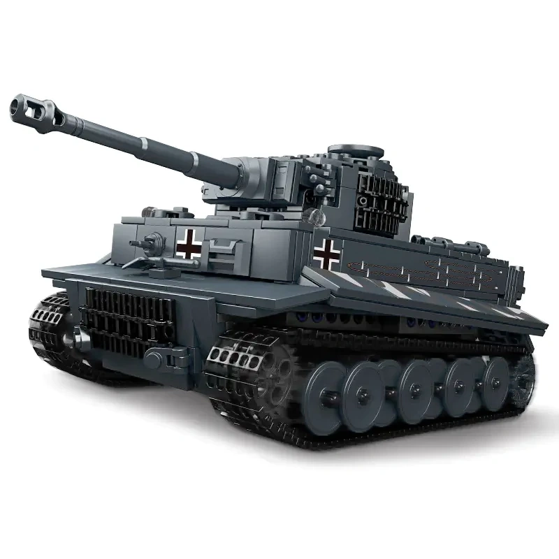 [With Motor] MouldKing 20014S Tiger Tank Military