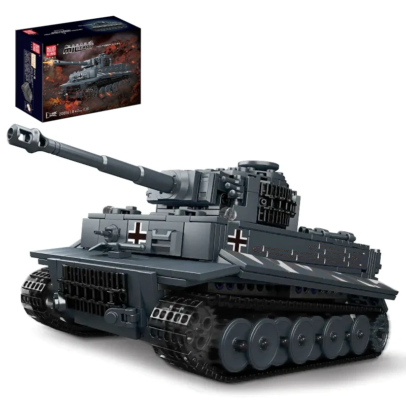 [With Motor] MouldKing 20014S Tiger Tank Military
