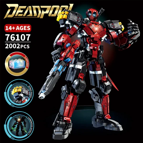LEGO MOC LY 76107 Deadpool Mecha Super Heroes