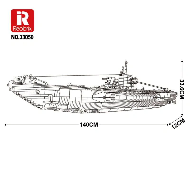 [Pre-sale] Reobrix 33050 NEXT-GENERATION STRATEGIC U-TYPE SUBMARINE Military