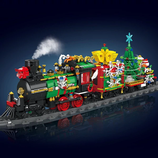 [With Motor] MouldKing 12012S Christmas Train Technic