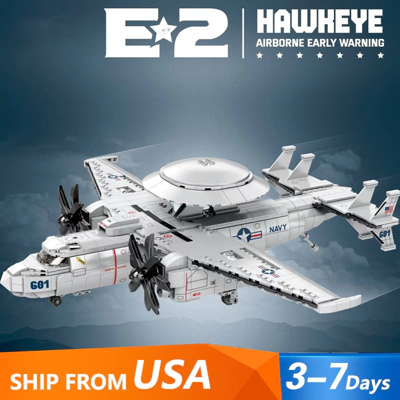 [Pre-sale] Reobrix 33029 E2 Hawkeye Airborne Early Warning Military US Warehouse Express