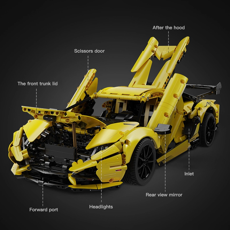 CaDa C63004 Technic Aventador LP700 Super car Building Blocks 1805pcs Bricks Toys From China Delivery.